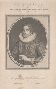 James I, 1787 door Paul van Somer